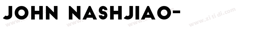 John NashJiao字体转换